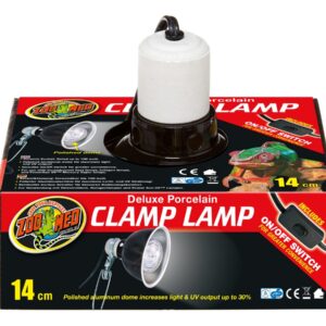 Zoo Med Deluxe Porcelain Clamp Lamp 14 cm - under 100W