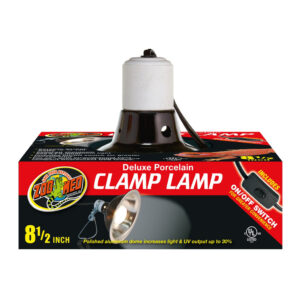 Zoo Med Deluxe Porcelain Clamp Lamp 8.5" - under 150W